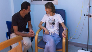 الرئيس السوري بشار الأسد وزوجته أسماء الأسد