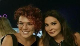 إليسا ومخرجة الكليب إنجي الجمال