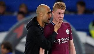 دي بروين وجوسيب جوارديولا