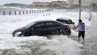الإعصار وصل إلى شانغهاي مصحوبا بأمطار غزيرة ورياح قوية (أرشيفية)
