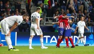 من مباراة ريال مدريد وأتلتيكو مدريد