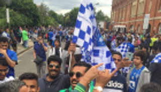 أهازيج الجماهير السعودية تشعل شوارع لندن قبل السوبر