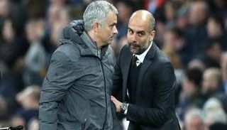 بيب جوارديولا وجوزيه مورينيو