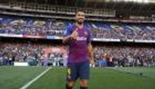 سواريز يكمل مئويته الثانية مع برشلونة