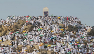 الحجاج في عرفة