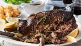 طريقة تحضير فخذة لحم الغنم الروستو