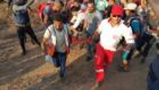 إصابة 189 فلسطينيا في مواجهات مع الاحتلال الإسرائيلي بغزة