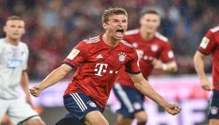 مولر يحتفل بهدفه في شباك هوفنهايم