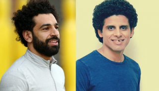 الفنان حمدي الميرغني واللاعب محمد صلاح