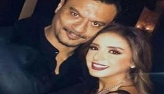 السيناريست والممثل عباس أبو الحسن برفقة الفنانة أنغام
