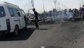 جانب من احتجاجات البصرة