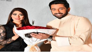 الفنانة شيلاء سبت برفقة المذيع صالح الراشد