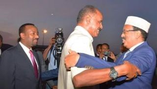 محمد عبدالله فرماجو وأسياس أفورقي وآبي أحمد