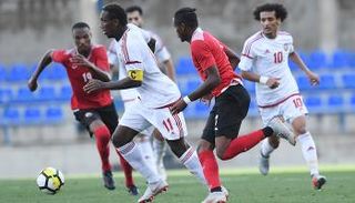 منتخب الإمارات ضد ترينيداد 