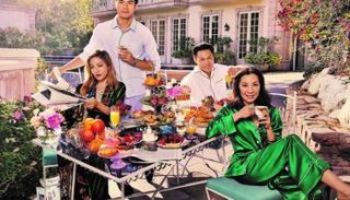 مشهد من فيلم "أثرياء آسيويون مجانين"