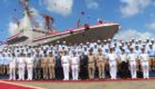 بالفيديو.. مصر تدشن أول فرقاطة محلية الصنع من طراز "جوويند"