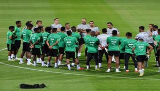 تدريبات المنتخب السعودي