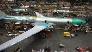 اختبار الطائرة بوينج 777X