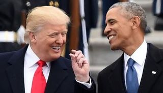 الرئيس الأمريكي دونالد ترامب والرئيس السابق باراك أوباما