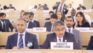 عبيد سالم الزعابي المندوب الدائم للإمارات لدى الأمم المتحدة بجنيف