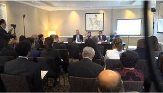 جانب من مؤتمر المقاومة الإيرانية في لندن