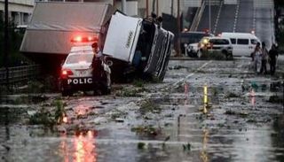 إعصار جيبي في اليابان - صورة أرشيفية