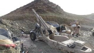 قوات من الجيش الوطني اليمني في محيط جبل البياض