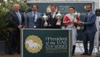 روديس دي لوب يتوج بكأس رئيس الإمارات للخيول العربية الأصيلة في بريطانيا