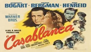 بوستر فيلم كازابلانكا إحدى أيقونات السينما العالمية
