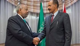 الاجتماع التاريخي بين الرئيس الإريتري ونظيره الجيبوتي في جدة