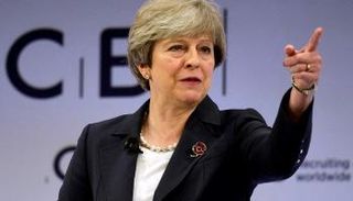 رئيسة الحكومة البريطانية تيريزا ماي