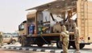 استخدام "عربة التطهير" لأول مرة خلال تمرين سعودي أمريكي مشترك