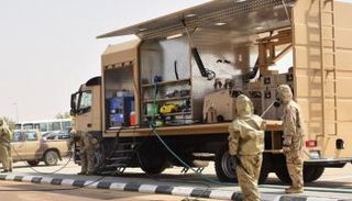 عربة التطهير السعودية متعددة المهام