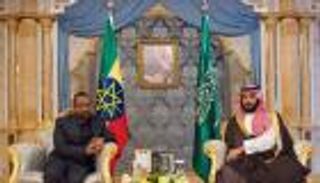 ولي العهد السعودي يلتقي رئيس الوزراء الإثيوبي