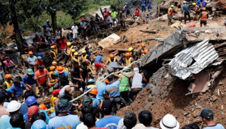 انهيار أرضي في الفلبين 