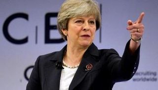 رئيسة الحكومة البريطانية تيريزا ماي