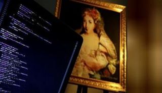 لوحة رسمها فريق فرنسي باستخدام خوارزميات على الكمبيوتر