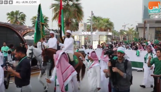 مسيرة بمنطقة "جي بي آر" في دبي