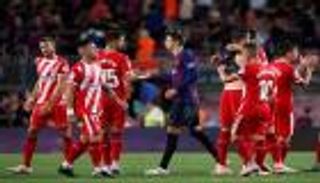 جيرونا يوقف قطار انتصارات برشلونة في الدوري الإسباني