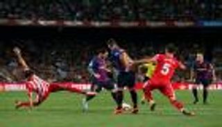 ميسي النقطة المضيئة في تعادل برشلونة أمام جيرونا