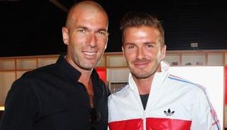 ديفيد بيكهام وزيدان