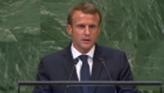 ماكرون: لا يمكن غض الطرف عن حقوق الفلسطينيين 
