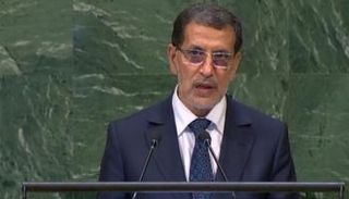 جانب من كلمة رئيس الوزراء المغربي بالأمم المتحدة