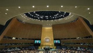 جانب من فعاليات الجلسة الافتتاحية للأمم المتحدة- رويترز