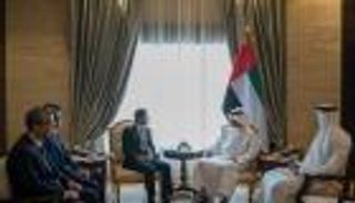 بالفيديو.. محمد بن زايد يستقبل رئيس شركتي جودكو وإنبيكس اليابانيتين