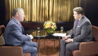 العاهل الأردني خلال مقابلته مع شبكة "فوكس نيوز"