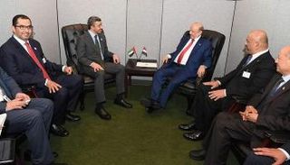 الرئيس اليمني عبدربه منصور هادي والشيخ عبدالله بن زايد آل نهيان