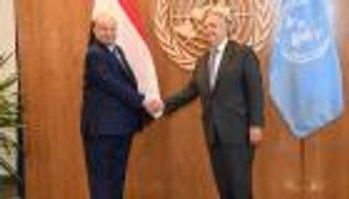 الرئيس اليمني يطالب الأمم المتحدة بأن تكون "أكثر حزما" مع الحوثيين