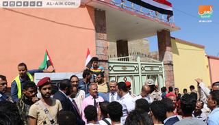 المدرسة أثناء افتتاحها