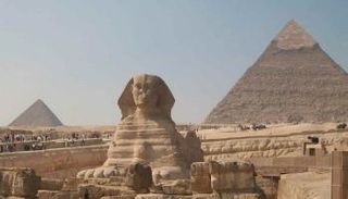 منطقة الأهرامات في مصر